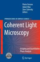 Coherent Light Microscopy