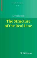 The Structure of the Real Line