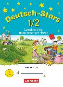 Deutsch-Stars, Allgemeine Ausgabe, 1./2. Schuljahr, Lesetraining - Ritter, Räuber und Piraten, Übungsheft, Mit Lösungen