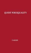 The Quest for Equality