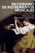 Diccionario de instrumentos musicales : desde la Antigüedad a J. S. Bach