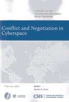 Conflict and Negotiation in Cyberspace