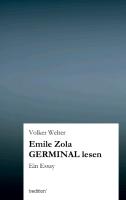 Emile Zola GERMINAL lesen