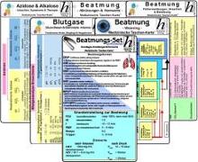 Beatmungs-Karten-Set - professional - Medizinische Taschen-Karte