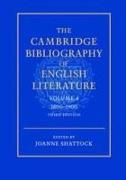 The Cambridge Bibliography of English Literature: Volume 4, 1800-1900