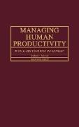Managing Human Productivity
