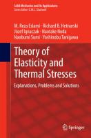 Theory of Elasticity and Thermal Stresses