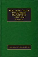 New Directions in Critical Marketing Studies