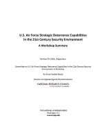 U.S. Air Force Strategic Deterrence Capabilities in the 21st Century Security Environment