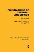 Foundations of General Linguistics