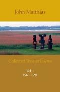 Collected Shorter Poems Vol. 1