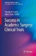 Success in Academic Surgery: Clinical Trials