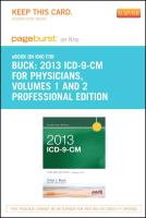 2013 ICD-9-CM for Physicians, Volumes 1 and 2 Professional Edition - Pageburst E-Book on Kno (Retail Access Card)