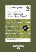 The Rugmaker of Mazar-E-Sharif: Insight Text Guide (Large Print 16pt)