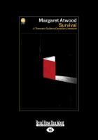 Survival: A Thematic Guide to Canadian Literature (Large Print 16pt)