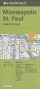 Rand McNally Minneapolis/St. Paul, Minnesota Regional Map