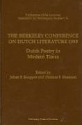 The Berkeley Conference on Dutch Literature- 1995