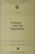 Contacts with the Opposition