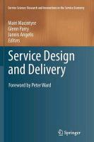 Service Design and Delivery