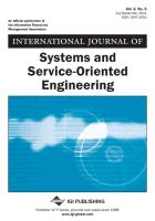 International Journal of Systems and Service-Oriented Engineering (Vol. 2, No. 3)