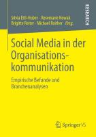 Social Media in der Organisationskommunikation