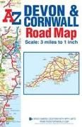 Devon & Cornwall Road Map