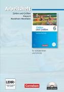 Zahlen und Größen, Nordrhein-Westfalen Kernlehrpläne - Ausgabe 2013, 6. Schuljahr, Arbeitsheft mit eingelegten Lösungen und CD-ROM