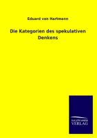 Die Kategorien des spekulativen Denkens