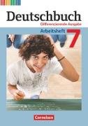 Deutschbuch, Sprach- und Lesebuch, Differenzierende Ausgabe 2011, 7. Schuljahr, Arbeitsheft mit Lösungen