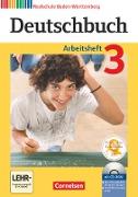 Deutschbuch, Sprach- und Lesebuch, Realschule Baden-Württemberg 2012, Band 3: 7. Schuljahr, Arbeitsheft mit Lösungen und Übungs-CD-ROM