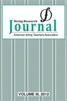 String Research Journal, Volume 3