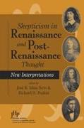 Skepticism in Renaissance and Post-Renaissance Thought: New Interpretations