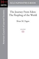 The Journey from Eden: The Peopling of the World