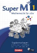 Super M, Mathematik für alle, Westliche Bundesländer - Neubearbeitung, 1. Schuljahr, Kopiervorlagen mit CD-ROM