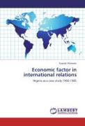 Economic factor in international relations