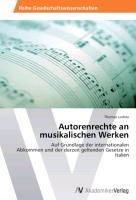 Autorenrechte an musikalischen Werken