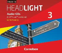 English G Headlight, Allgemeine Ausgabe, Band 3: 7. Schuljahr, Audio-CDs (Vollfassung), Audio-Dateien auch als MP3
