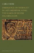 Emergence of Modality in Late Medieval Song