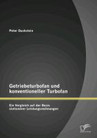 Getriebeturbofan und konventioneller Turbofan: Ein Vergleich auf der Basis stationärer Leistungsrechnungen