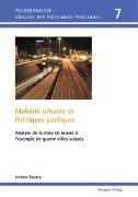 Politiques publiques et Mobilité urbaine