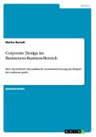 Corporate Design im Business-to-Business-Bereich