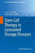 Stem Cell Therapy in Lysosomal Storage Diseases