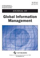 Journal of Global Information Management, Vol 20 ISS 2