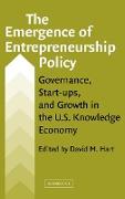 The Emergence of Entrepreneurship Policy