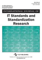 International Journal of It Standards and Standardization Research