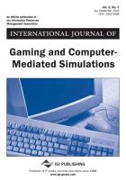 International Journal of Gaming and Computer-Mediated Simulations