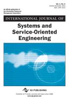 International Journal of Systems and Service-Oriented Engineering