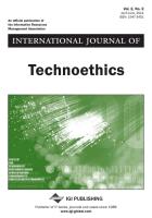 International Journal of Technoethics, Vol 2 ISS 2