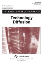 International Journal of Technology Diffusion Vol 2, ISS 3