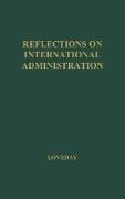 Reflections on International Administration